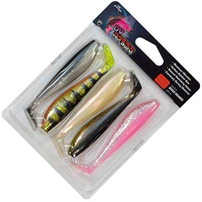 Abbildung von Fox Rage Zander Pro Shad UV Mixed Colour Packs 5pcs 12cm Gummifisch