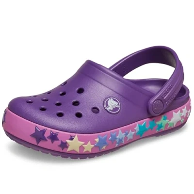 Abbildung von Crocs Unisex Kinder Crocband Clog T, Lights Amethyst, 21 EU