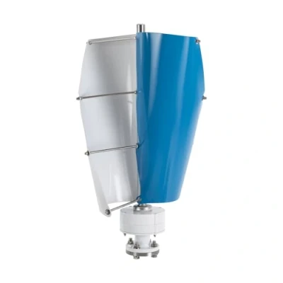 Abbildung von Windkraftanlage 24V Komplettset Windrad Stromerzeugung, 500W Vertikal Windturbine aus Aluminiumlegierung Magnetische Levitationsachse Windenergie für Zuhause Windgenerator mit Steuergerät
