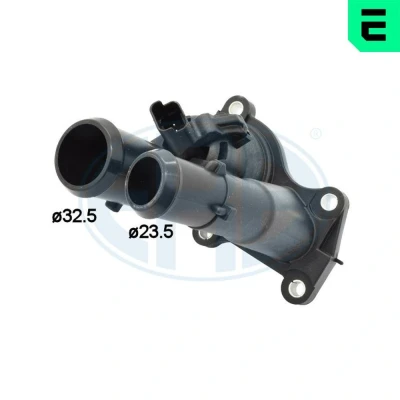 Abbildung von ERA 350495A Kühlwasserthermostat 98 mit Dichtung Kunststoff Gehäuse FORD: Focus 2 Kombi, FIESTA 5, Schrägheck