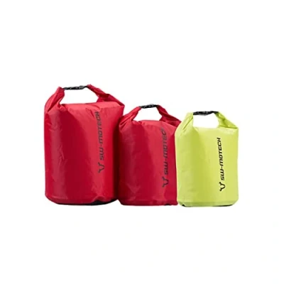 Abbildung von SW MOTECH Drypack Packsack Set 4/8/13 l. Gelb/Rot, Wasserdicht