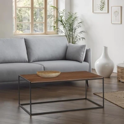 Abbildung von Julian Bowen Tribeca Couchtisch, Walnuss Optik