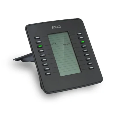 Abbildung von Snom D7 USB Erweiterungsmodul für D7xx Telefone (hochauflösendes Schwarz Weiß Display mit Hintergrundbeleuchtung, Daisy Chain bis zu 3 Modulen), Schwarz, 00004011