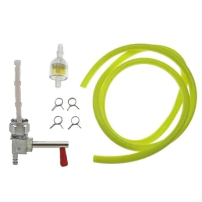 Abbildung von Benzinhahn M16 + Benzinschlauch Gelb Filter für Simson Schwalbe KR51/1 KR51/2 S51 S50 S70 KR51 SR50 SR80