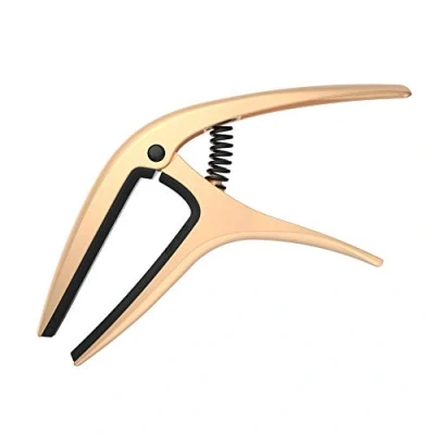 Abbildung von Ernie Ball Axis Dual Radius Capo Gold Satin