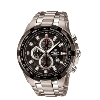 Abbildung von CASIO EDIFICE Chronograph EF 539D 1AVEF, Quarzuhr, Armbanduhr, Herrenuhr, Stoppfunktion, bis 10 bar wasserdicht
