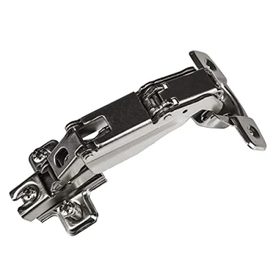 Abbildung von SOTECH Weitwinkelscharnier T45 Eckanschlag 165 Weitwinkel Topfband Topfscharnier inkl. Montageplatte