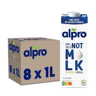 Abbildung von Alpro THIS IS NOT MILK 3,5% Vegan und milchfrei Von Natur aus laktosefrei Reich an Ballaststoffen, Calcium Vitaminen 8 x 1 L Haltbar
