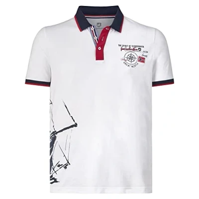 Abbildung von Jan Vanderstorm Dilan Poloshirt, Herren, Größe: 7XL, Weiß