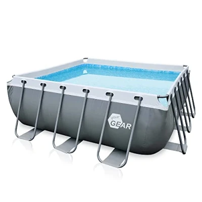Abbildung von yourGEAR Rechteckpool Familien Pool 3x3x1m Gartenpool Schwimmbecken Schwimmbad Planschbecken