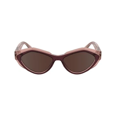 Abbildung von Calvin Klein Damen CKJ24621S 605 Gläser SONNENBRILLEN Bio Injekt Bordeaux Quadratisch Normal