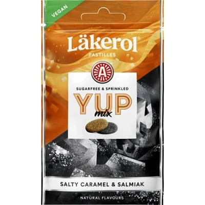 Abbildung von Cloetta Lakerol YUP Mix Salty Caramel &amp; Salmiak Pastillen 20 Pack of 30g