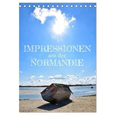 Abbildung von Impressionen aus der Normandie (Tischkalender 2025 DIN A5 hoch), CALVENDO Monatskalender