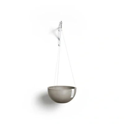 Abbildung von Ecopots Brüssel hängend 27 cm taupe Blumen /Pflanzkasten