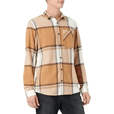 Abbildung von Jack &amp; Jones Men&#039;s JOROWEN Fast Check Shirt LS FST Hemd, Chipmunk, L