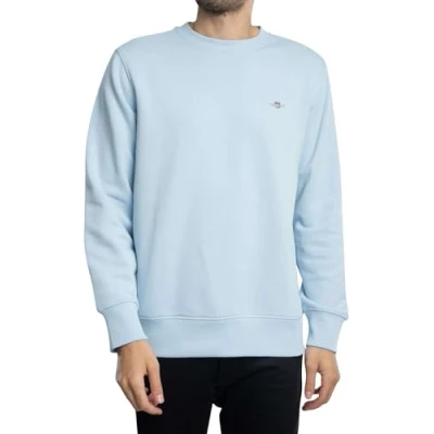Abbildung von GANT REG Shield Cneck Sweatshirt, Herren, Größe: 3XL, Fresh blue