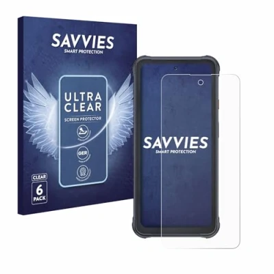 Abbildung von Savvies 6 Stück Schutzfolie für Cubot King Kong 8 Displayschutz Folie Ultra Transparent