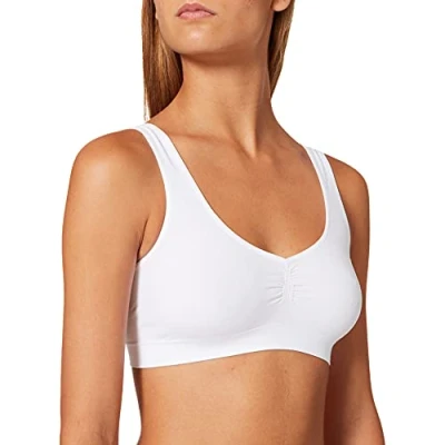 Abbildung von Trigema Damen 512311 Bustier, Weiß (Weiss 001), M EU