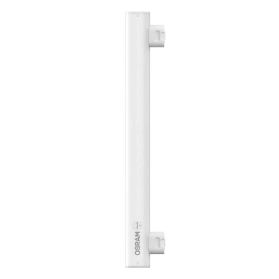 Abbildung von OSRAM LEDinestra stabförmige LED Lampe aus gefrostetem Kunststoff, S14s Fassung, dimmbar, warmweißes Licht mit 2700 K, 30 cm lang, 3 W, 275 lm, ausgezeichnete Farbwiedergabe CRI 90, EEK F.