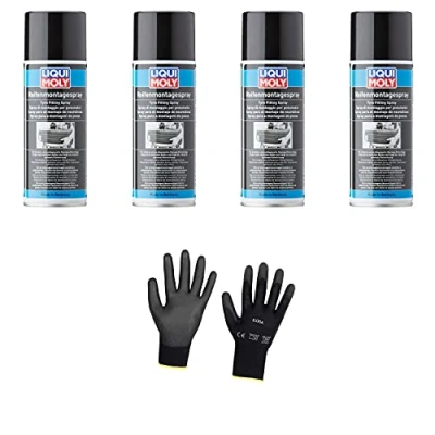 Abbildung von Iloda 4xOriginal Liqui Moly 400ml Reifenmontagespray 1658 Schutzhandschuhe