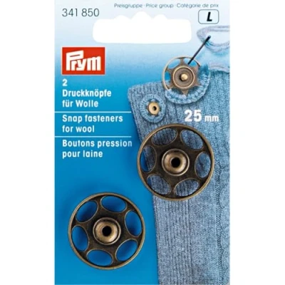 Abbildung von Prym 341.850 341850 1 Snap Fasteners, Messing: 100%, Brass, 25 mm