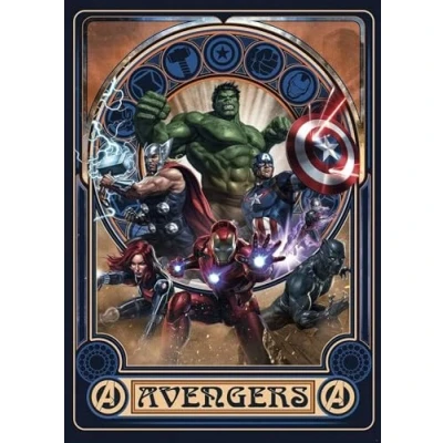Abbildung von Komar Vliestapete &quot;Avengers Ornament&quot;, 200x280 cm (Breite x Höhe)