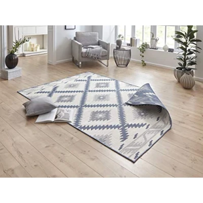 Abbildung von NORTHRUGS Teppich &quot;Malibu&quot;, rechteckig, In &amp; Outdoor, Wetterfest, Balkon, Garten, Wohnzimmer, Wasserfest
