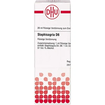 Abbildung von Staphisagria D 6 Dilution 20 ml