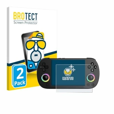 Abbildung von BROTECT Entspiegelungs Schutzfolie für Anbernic RG40XX H (2 Stück) Matte Displayschutz Folie, Anti Reflex, Fingerprint