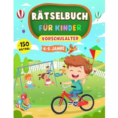 Abbildung von Rätselbuch Kinder Ab 4 6 Jahre: kindergartenblock, Beschäftigung und Rätsel Malen, Labyrinthe, Finde die Unterschiede, Verbinde Punkte, Malen ... mehr! Spielbuch für Mädchen Jungen