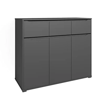 Abbildung von Vicco Kommode Ruben, Anthrazit, 120 x 101.6 cm