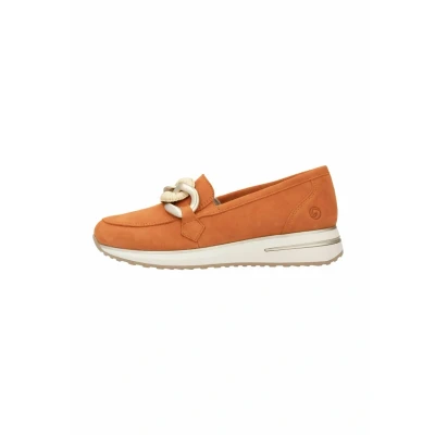 Abbildung von Remonte Loafer Slipper kuerbis, Damen, Größe: 37, Kuerbis Veloursleder