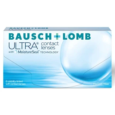Abbildung von Bausch + Lomb Ultra, sphärische Premium Monatslinsen, Kontaktlinsen weich, 6 Stück BC 8.5 mm / DIA 14.2 1.00 Dioptrien