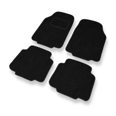 Abbildung von Mossa Fußmatten Auto kompatibel mit Subaru Justy IV (2007 2010) schwarz Automatten Autoteppiche 1