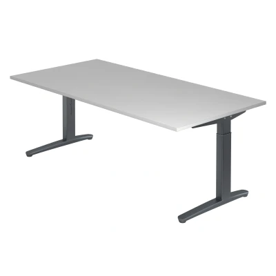 Abbildung von Hammerbacher Schreibtisch XB2E Grau/Graphit