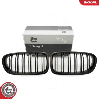 Abbildung von ESEN SKV 66SKV185 Kühlergrill schwarz matt BMW: 5 Limousine, Touring