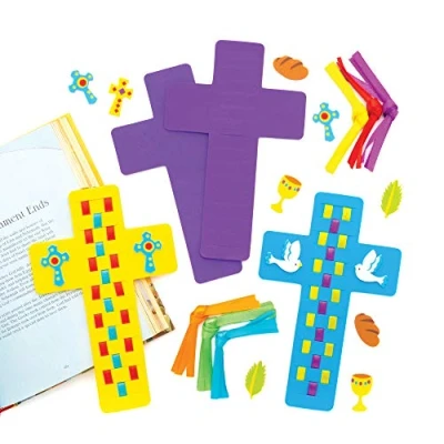 Abbildung von Baker Ross AT576 Bibel Lesezeichen, Karwoche, christliches Osterhandwerk für Kinder, 6 Stück