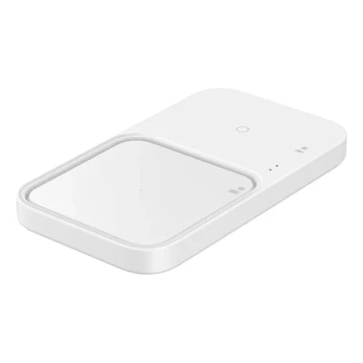 Abbildung von Wireless Charger Duo von Samsung Weiß Kunststoff