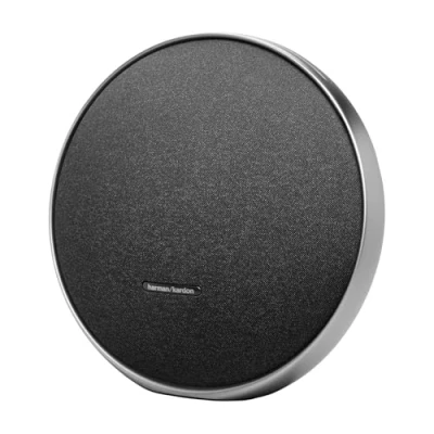 Abbildung von harman kardon Onyx Studio 9, tragbarer Bluetooth Lautsprecher mit Auracast Multi Speaker Verbindung, adaptiver Selbstabstimmung, USB Ladeanschluss, 8 Stunden Akkulaufzeit, Schwarz