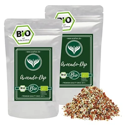 Abbildung von Azafran Bio Avocado Dip Gewürz/Gewürzzubereitung für Avokado Topping Sauce 500g