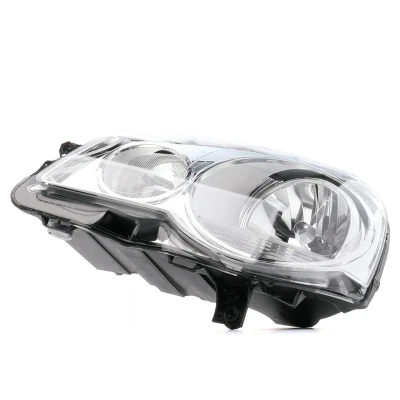 Abbildung von VALEO ORIGINAL PART 043012 Scheinwerfer links H7, H1 Halogen mit Abblendlicht für Rechtsverkehr Stellmotor LWR VOLKSWAGEN: Polo IV Schrägheck