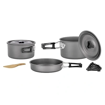 Abbildung von Brunner 0802026N Popote Outdoor Aluminium Packpot Ultralite 20 für 4/5 Personen