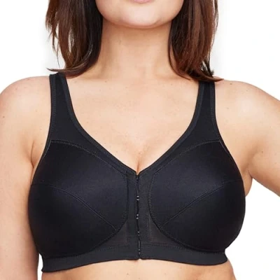 Abbildung von Glamorise Damen 1265 Full Coverage Bra, Schwarz, 125B EU