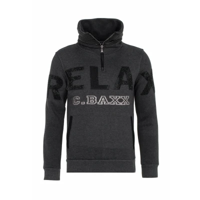 Abbildung von Cipo &amp; Baxx Sweatshirt, Herren, Größe: XXL, Schwarz