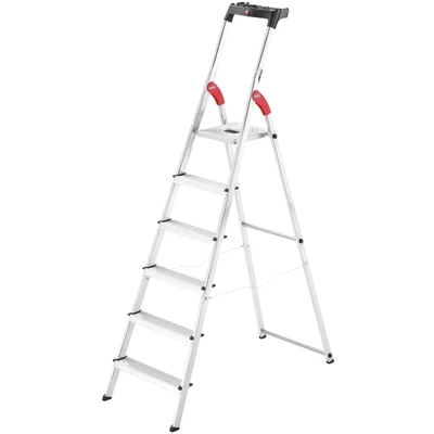 Abbildung von Hailo Stehleiter &quot;L60 StandardLine&quot;, Alu Sicherheits 6 Stufen