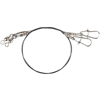 Abbildung von Savage Gear 1X7 Titanium Spin Trace Raubfischvorfach 35cm (0.40mm) Raubfisch Vorfächer