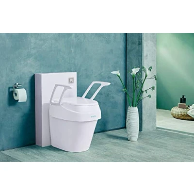 Abbildung von DIETZ® REHA PRODUKTE Toilettensitzerhöhung Dietz SmartFix 8, 12 oder 15 cm mit Armlehnen