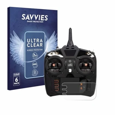 Abbildung von Savvies 6 Stück Schutzfolie für Spektrum NX8 Displayschutz Folie Ultra Transparent