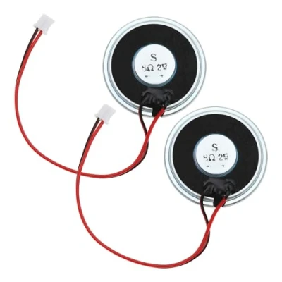 Abbildung von YINETTECH Magnetischer Lautsprecher, 2 W, 8 Ohm, runde Form, mit JST PH2.0 Anschluss, 40 mm Durchmesser, Mikro interner Lautsprecher Kabel, Stück