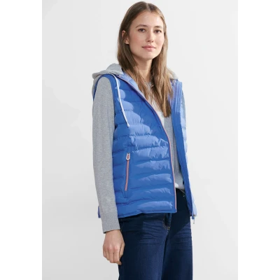 Abbildung von Cecil MIT Kapuze Weste, Damen, Größe: XL, Blau